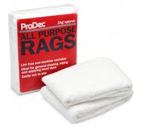 ProDec 1kg bag All Purpose Lint Free Rags, General Cleaning | Super Soft Fabric for Wiping, Scratch Free Polishing, Vehicle Bodywork Buffing, Applying Waxes & Dyes and More