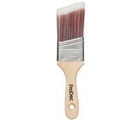 ProDec 2 inch Premier Trade Professional Synthetic Short Handle Cutting In Paint Brush for Sharp Edge Lines Painting with Emulsion, Gloss and Satin Paints on Walls, Ceilings, Wood and Metal, 2" 50mm