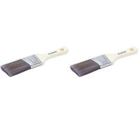 ProDec 2 inch Woodworker Short Handle Paint Brush for a Smooth Finish Painting with Emulsion, Gloss, Satin, Undercoat, Primer, Woodstain, Varnish on Walls, Ceilings, Wood, Metal, 2 Inch 50 mm