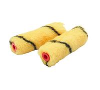 ProDec 2 Pack 4 inch Medium Pile Mini Rollers for a Smooth Finish Painting with Trade & DIY Emulsion Paints on Interior Walls & Ceilings, 4" Mini Paint Rollers for Painting Emulsion Behind Radiators