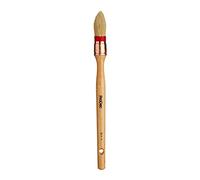 ProDec 21mm Trade Professional Pointed Pure Bristle Sash Brush Ideal for Precise Painting of Sash Windows, Architraves and Other Curved, Moulded or Profiled Surfaces with Gloss and Satin Paints