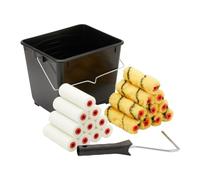 ProDec 22 piece Emulsion and Gloss 4 inch Mini Paint Rollers, Ceilings, 4"