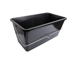 ProDec 25 litre (5 gallon) Extra Large Plastic Paint Scuttle Bucket | 100% Recycled Plastic With Metal Carry Handle for All Types of Paint and Paste, Suitable For Up To 15" Rollers