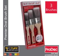 ProDec Premier Oval Paint Brush Set - Pack of 3