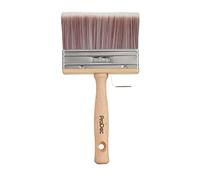 ProDec 4 inch Block Brush for Rapid Painting with Emulsion, Masonry Paint, Woodstains Timber Treatment, Varnish on Indoor and Outdoor Walls, Ceilings, Sheds, Fences, Ideal for Rough Surfaces, 4" 100mm