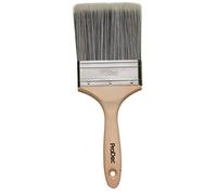ProDec 4 inch Decorator Synthetic Paint Brush for a Smooth Finish Painting with Emulsion, Gloss and Satin Paints on Walls, Ceilings, Wood and Metal, 4" 100mm