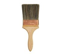 ProDec 4 inch Pure Bristle Trade Professional Wall Brush for Fast Painting with Emulsion Paints on Walls and Ceilings and as a Splash Brush for Plastering, 4" 100mm