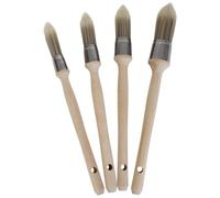 ProDec 4 Peice Pointed Sash Brush Set Synthetic Filaments Fine Finish