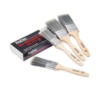 ProDec 4 piece Decorator Synthetic Paint Brush Set for Painting with Emulsion, Gloss and Satin Paints on Walls, Ceilings, Wood and Metal, Contains 2x 1.5 inch & 2x 2 inch Brushes