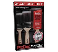 ProDec 5 Piece Corinthian Brush Set Paint Brushes Premium Trade Quality PBPT009