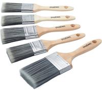 Prodec 5 Piece Decorator Synthetic Paint Brush Set For Painting With Emulsion, Gloss And Satin