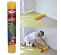 ProDec 50m Carpet Protector Roll - Strong Self Adhesive Plastic Carpet Protector, Fully Waterproof Heavy Duty Stair Protector for Carpet, Clear Sticky Back Plastic Floor Protector, Carpet Roll