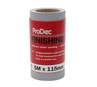 ProDec 5m Roll 400 Grit Super Fine Grade Finishing Paper for Sanding Between Coats and Automotive Sanding - 115mm Wide Abrasive Paper Roll Compatible with Machine Sanders & Hand Sanders