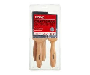 ProDec 5pc Craftsman Paint Brush Set