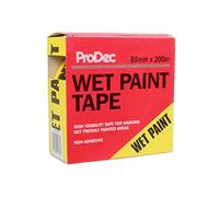 ProDec Barrier Tape Wet Paint Warning 60mm x 200m Non-Adhesive Yellow/Black