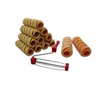 ProDec Paint Roller & Frame Set 9" x 1.75" 13-Piece Woven Rollers for Emulsion & Masonry - Pack of 6