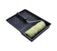 ProDec 9 inch x 1.75" 3 piece Heavy Duty Woven Paint Roller, Cage Frame and Tray Set for Painting with Emulsion and Masonry Paints on Interior and Exterior Walls and Ceilings, 9"