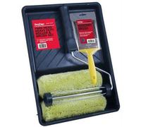 Prodec 9" X 1.75" 5 Pc Twin Long Pile Masonry Paint Roller & Brush Set