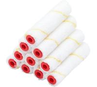 ProDec Advance 10 Pack 4 inch Short Pile Microfibre Mini Paint Rollers for a Smooth Finish with Emulsion, Gloss, Satin, Varnish, Woodstain on Walls, Ceilings, Skirting Boards, Window Sills, Doors, 4"