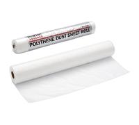 ProDec Advance 100 sqm (2m x 50m) Extra Durable Grade Polythene Dust Sheet Roll, Dustproof and Waterproof Ideal for Covering and Protecting Floors and Furniture When Painting and Decorating