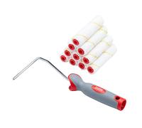 ProDec Advance 11 piece 4 inch Short Pile Mini Paint Rollers & Frame 4"