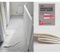 ProDec Advance 24ft x 3ft Water Resistant Protector Cotton Dust Sheet