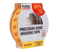 ProDec Advance 24mm (1 inch) x 50m + 50% FREE Precision Edge Multi Surface Painters Masking Tape, Razor Sharp Lines with No Paint Bleed, Indoor Painting & Decorating Compatible with All Paints, 1"