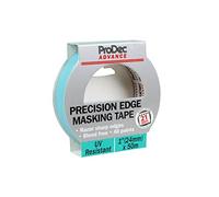 ProDec Advance 24mm (1 inch) x 50m UV Resistant Precision Edge 1" | Multi Surface Painters Masking Tape for Razor Sharp Lines with No Paint Bleed For Indoor & Outdoor Painting and Decorating