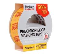 ProDec Advance 36mm (1.5 inch) x 50m + 50% FREE Precision Edge Multi Surface Painters Masking Tape, Razor Sharp Lines with No Paint Bleed, Indoor Painting & Decorating Compatible with All Paints, 1.5"
