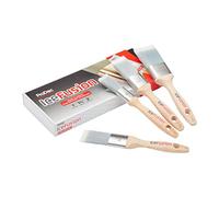 ProDec Advance 4 piece Ice Fusion Trade Professional Synthetic Paint Brush | Set for Painting with Emulsion, Gloss and Satin Paints on Walls, Ceilings, Wood and Metal, Contains 1, 1.5, 2 inch Brushes