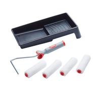 Prodec Advance 6 Pc Ice Fusion 4" Mini Paint Roller Set, 4X Rollers- Ultra-Smooth Finish On Interior Walls,ceilings,wood,metal