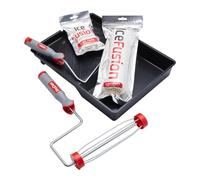 ProDec Advance 6 Piece Ice Fusion 9 inch and 4 inch Set for an Ultra-Smooth Finish Painting with Emulsion and Satin Paints on Interior Walls, Ceilings, Wood and Metal, 4" 9"