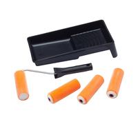 ProDec Advance Gloss & Satain Paints Mini Roller Set 4" Flocked Foam Roller Frame & Tray Prodec