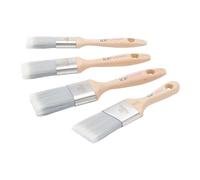 ProDec Advance Ice Fusion Trade Professional Synthetic Paint Brush Set | 4 piece Contains 1, 1.5, 2 inch Brushes for Painting with Emulsion, Gloss and Satin Paints on Walls, Ceilings, Wood and Metal