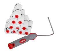ProDec Advance Medium Pile Microfibre Mini Paint Rollers & Frame - 4in - Pack of 10