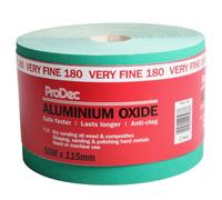 ProDec Ali Oxide 50 Metre Roll Aliminium Sandpaper Crack Resistant Trade Sander