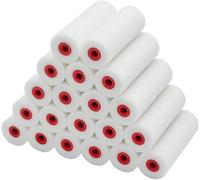 ProDec Big Box 20 Pack 4 inch High Density Foam Mini Paint Rollers for a Smooth Finish with Gloss and Satin Paints on Skirting Boards, Window Sills, Panel Doors, Cabinets, Metal and More