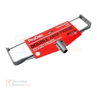 ProDec Cast Metal Double Arm Frame Paint Roller Trade Spec 12" 15" Large Size