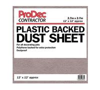 ProDec Contractor 12'X12' Poly Back Ctn Twill D/Sheet- you get 10