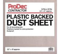 Prodec Contractor Poly Backed Cotton Twill Dust Sheet Heavy Duty Dustproof 12' X 9'