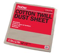 ProDec Cotton Twill Dust Sheet 12 x 9'
