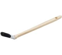 ProDec 1 inch Dogleg Angled Long Reach Handle Paint Brush for Painting Difficult and Awkward Areas Including High Walls, Ceilings, Behind Pipes, Suitable for All Paint Types 1" 25mm