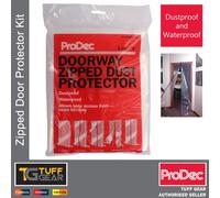 ProDec Doorway Zip Door Protector Kit Clear Dustproof Waterproof Easy Access