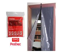 Prodec Doorway Zipped Dust Sheet Protector Dustproof Waterproof Easy Access Door