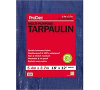 ProDec Polyethylene Tarpaulin 3.7 x 5.4mtr (18' x 12')