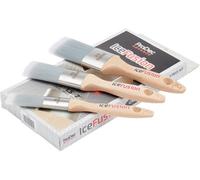 Prodec Ice Fusion Oval Synthetic 3 Brush Set - 1" 1.5" And 2"