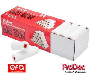 ProDec Paint Foam Rollers 4" Inch High Density Mini Sleeve Refills Big Box 20pcs