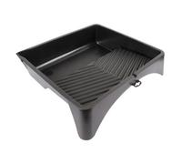 Prodec Paint Roller Tray - Black, 15 Inch - Extra Wide Plastic Paint Tray For Up To 12 Inch Paint Rollers, Durable Decorating Tray