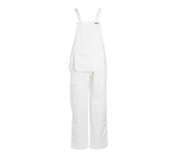 Prodec Painter's Bib & Brace Coverall -White, Size S Small