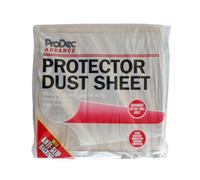 Prodec Protector Dust Sheet - Waterproof And Anti Slip - 3.7M X 3.7M (12' X 12')